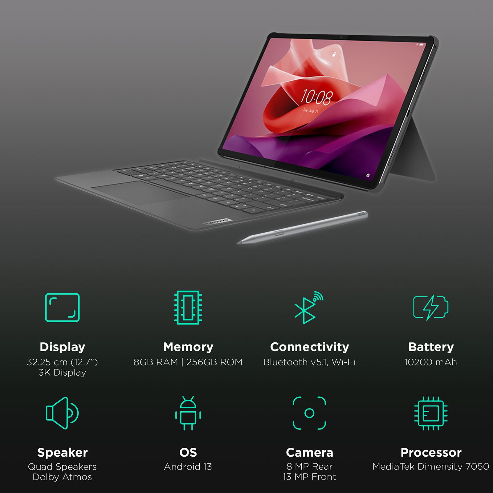 Lenovo Tab P12（RAM 8GB / ストレージ 128GB） Lenovo Tab P12（RAM 8GB / ストレージ 128GB） Amazon.com